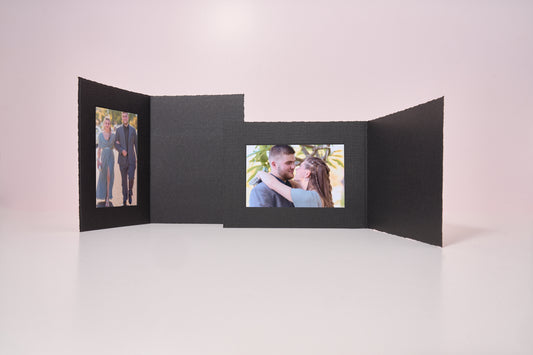 Linen Folder Black Frame